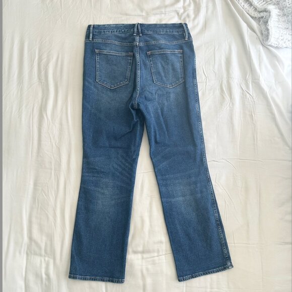 Good American Good Curve Straight Leg Jeans - Size 31 - Picture 2 of 5
